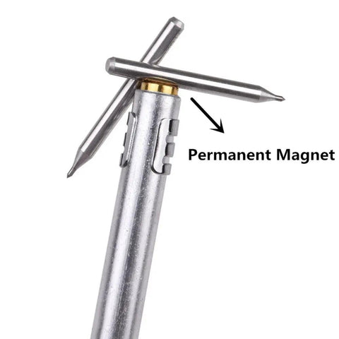 Tungsten Carbide Tip Scriber 2 Pack Hand Drill Aluminum Etching Engraving Pen With Clip And Magnet For Glass Ceramics Metal Sheets