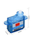 Hella Precise 3.7g Digital Servo Motor 10 Pack Heavy Duty High Torque Miniature Steering Gear For Rc Cars Helicopters Boats showing GH-S37A servo dimensions.