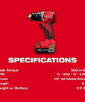 Badass Compact Brushless Cordless Drill Driver Kit With 18 Volt Lithium Ion Battery Power And Two Rapid Charge Batteries for chipping and hammering.