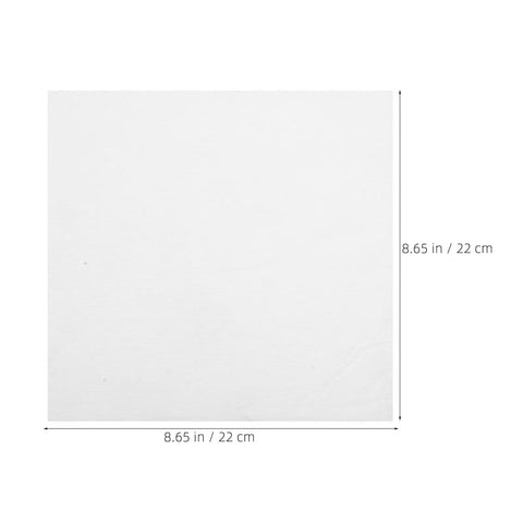 Anti-Static Microfiber Cleaning Cloths 22cm Pack Of 100 Dust Busting Rags shown flat with dimensions 22cm x 22cm
