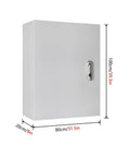 Built Tough Outdoor Electrical Junction Box Weatherproof Enclosure With Dustproof Seal Safety Locks And Mounting Plates Large 39x31x8 Inch Outdoor Equipment Case 100x80x20cm