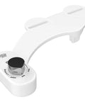 White Dual Stream Fresh Water Bidet Toilet Seat Attachment Non Electric For Elongated Seats Easy Install Clean Your Front And Back