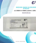 Reinforced Wound Closure Strips Half Inch By Four Inch For Small Cuts And Lacerations, 30 Total, 3 Per Sheet, 2 Sheets Per Pouch, 5 Pouches, A Must Have Backups To Stitches And Quick Skin Approximation For Easy First Aid. packaged strips