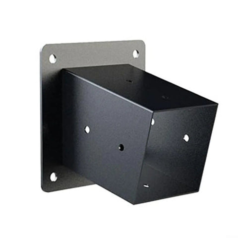 Steel Slanted Roof Pergola Complete Bracket Set With Wall Mounts And Screws For 4x4 Wood Posts Fits Porch Gazebo Yard Garden