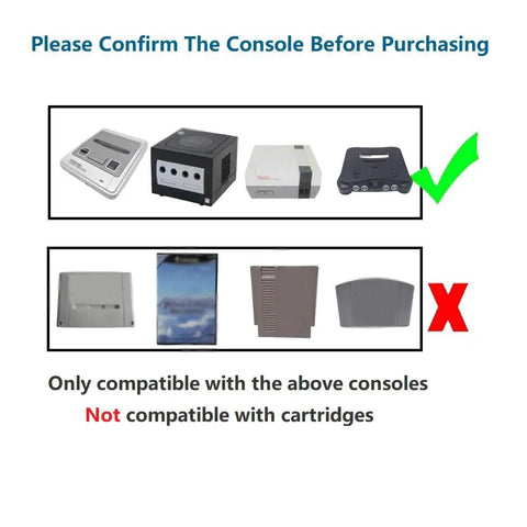 Top Shelf 20 Pack 4.5MM Security Screws For Nintendo NES N64 GameCube retro console compatibility confirmation chart.