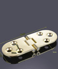 Gold zinc alloy hinge 80mm for Six Piece Set Folding Hinges for Dining Tables and Flaps Hidden Invisible Zinc Alloy Hinge System