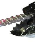 Gearhead Grade Chain and Sprocket Alignment Tool With Laser Precision on motorcycle chain for quick ride ready setups.