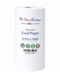 Heavyweight White Art Easel Paper Roll 17.75 Inch By 150 Feet No Bleed For Drawing, Painting And Coloring Refill Paper