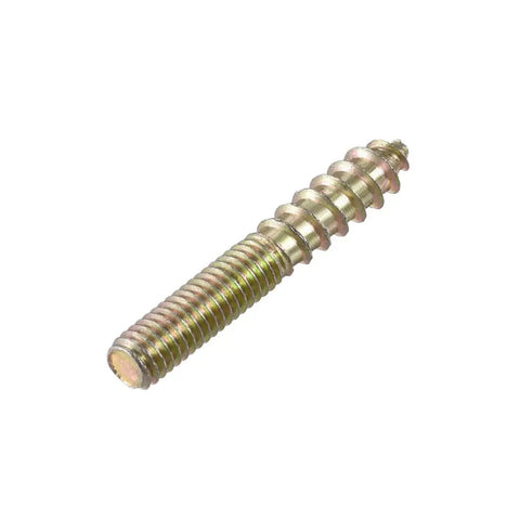 Workhorse M6 Hanger Bolts Double Ended Screws Zinc Plated Carbon Steel 10 Pack with fine and coarse threads