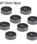 Grippy Conical Rubber Foot Pads Set Of 8 For Speaker Cabinets And Furniture, 30x10mm Anti Slip Floor Protectors