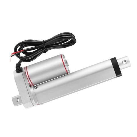 Straight Up Smooth Quiet 24V Linear Actuator Delivering 750N Of Steady Push Power For Flexible Stroke Adjustments image showing the actuator and motor.