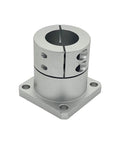 Round Square Compact Flanged Mount Type Cast With Slit Shaft Supports Linear Motion Automation Components Aluminum Construction