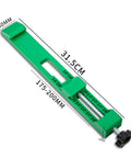 Adjustable Circular Saw Guide Rail for Woodworking Machines, Dope Pro Grade Base Clamp With Anti Shift Lock, green color