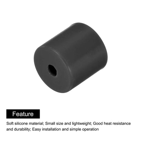 10Pcs Silicone Bed Mounts For 3D Printer Heat Bed Leveling Columns Silicone Buffer To Cut Vibration And Keep Prints Consistent Black