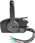 Boat Throttle Control Outboard Remote Box Assembly with 10 Pins fits outboards side mount push to open replacement part
