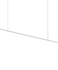 Contemporary LED Hanging Pendant Light Bar For Kitchen Island Or Dining Room With 20 Foot Adjustable Cord and Shiny Chrome Trim
