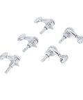 Savage Locking Guitar Tuners 6 Pack With Precision 1:21 Gear Ratio Smoother Intonation And Sealed Lubrication For Electric Or Acoustic Strats And Les Pauls With Heavy Duty Alloy Steel Machine Heads, chrome 10mm locking tuners