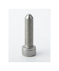 Badass Stainless Steel and Carbon Steel Ball Spring Plungers with Hex Socket Setscrews Dead Reliable Threaded Push Pins for Machinery Assembly and Precision Engineering Built Like a Tank, shown threaded with hex locking.