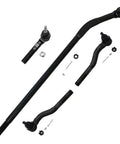 10 Piece Suspension Kit For 2007 2017 Jeep Wrangler, Heavy Duty Tie Rods And Pitman Arm Set, Front Inner And Outer Tie Rods, Rear Stabilizer Bar, Ready For Off Road Adventures And Trail Ready.