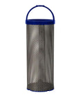 BS-23 Stainless Steel Basket For SS-1000 And BVS-100 Boat Plumbing Systems with black finish, cylindrical shape