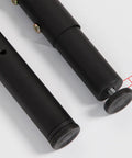 Slick Clamp On Adjustable Table Legs, Black iron feet mechanism showing adjustable height of 1-2 cm for DIY setups.