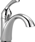 Haywood Single Hole Bathroom Faucet With One Handle Chrome Finish Diamond Seal Technology for Leak Free Longevity