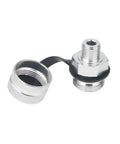 Quick Twist Oil Drain Valve M14-1.50 Kit With Stainless Steel Hose Attachment For Super Easy At Home Oil Change Setup No Tools Needed, stainless steel valve with cap