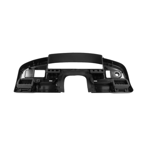 Front view of black plastic instrument dash cluster bezel for 1994–1997 Ford F-Series Super Duty diesel