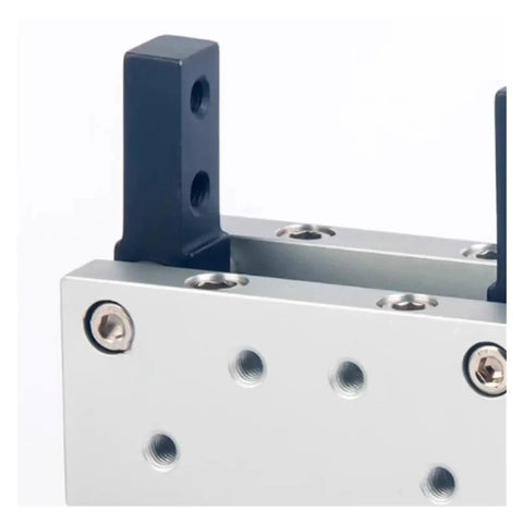 Heavy Duty Open And Close Air Claw Cylinder For Factory Automation MHT2 Series Pneumatic Actuator with durable metal design.