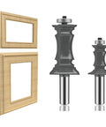 Molding Router Bit Set Half Inch Shank for Woodworking, Ogee Rail And Stile Cabinet Door Frames, bits beside wood frames
