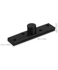 Invisible 360 Degree Hidden Door Pivot Hinge For Wooden Doors And Cabinets Stainless Steel Center Pivot Hardware Concealed Heavy Duty