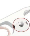 Close-up of Heavy Duty Grounding Clamp For Welders With Ergonomic Handle and Secure Grip showing the hinge mechanism for stability.