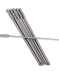 Get Your Hands On Six Pack Of Top Shelf S2 Steel Magnetic Screwdriver Bits Perfect For Any Tough DIY Job Plus Electric Drill And Hand Tool Repairs Around The House, six S2 steel bits