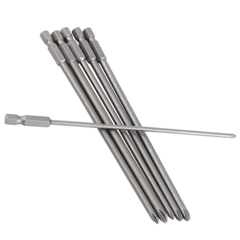 Get Your Hands On Six Pack Of Top Shelf S2 Steel Magnetic Screwdriver Bits Perfect For Any Tough DIY Job Plus Electric Drill And Hand Tool Repairs Around The House, six S2 steel bits