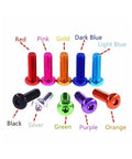 Colorful Aluminum Hex Socket Head Screws Set For DIY Projects M3 M4 M5 M6 5 6 8 10 12 16 20 25 30mm Lengths 10 Pieces Orange Pro Grade For Home Office And Gadget Builds, shown in various colors.