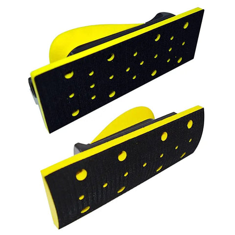 Practical Vacuum Hand Sanding Block With Hook Loop Disc for Wood Polishing and Car Maintenance features porous collection and PU foam.