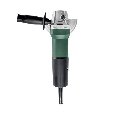 Front view of Workhorse Dual Size Four And A Half Inch And Five Inch Angle Grinder With Twelve Thousand RPM, Eleven Amp, AC DC, Paddle Switch.