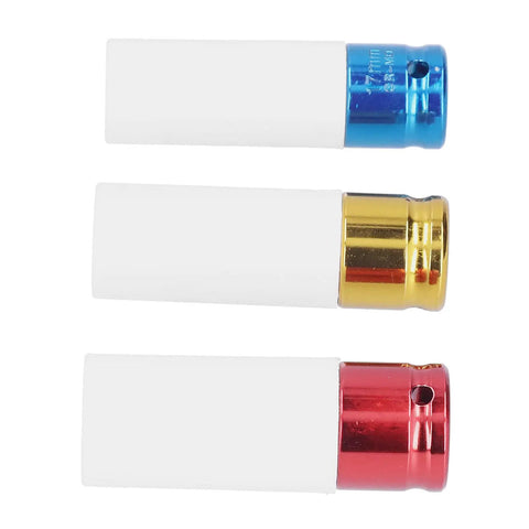 Heavy Duty 3 Piece Lug Nut Socket Set With Wheel Protectors, Heat Treated C45 Steel 17mm 19mm 21mm thin wall sockets