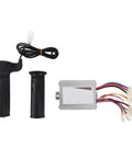 Beefed Up Aluminum Alloy 500W Brush Motor Speed Controller with Smooth Throttle Grip and Undervoltage Protection 8.5V package