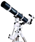 Omni XLT 102 Refractor Telescope With StarBright XLT Coatings Manual German Equatorial Mount on tripod