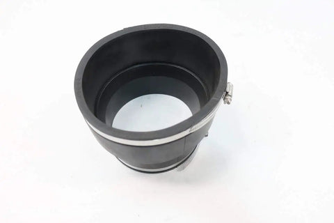 Flexible Rubber Pipe Coupling 6 Inch By 5 Inch, Durable Sewer Drain Repair Fitting, Quick Install, Leak Proof Connection With Universal Clamp Style, Ideal For Home Plumbing And Vent Lines.