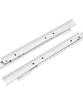 Full Extension Drawer Slides 1 Pair Two Section Track Slides for cabinets and keyboard rails, detachable quick release latches shown