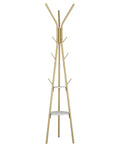 Coat Rack With 12 Hooks Freestanding Hall Tree In Gold Finish Dope Modern Industrial Style Entryway Organizer