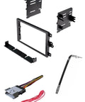 Double Din Car Stereo Plug And Play Install Dash Kit With Wire Harness And Antenna Adapter for Chevrolet 2003-2006