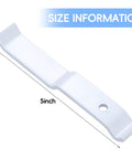 5-inch bracket from 4 Pack Ventilated Wire Shelf Corner Brackets For Closet Shelving Epoxy Coated Steel 3 Wire Corner Supports