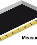 Diagram showing 4x10 inch vent opening measurement for Heavy Duty 4 Inch By 10 Inch Floor Vent Covers Brown 6 Pack Built To Last.