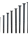 Adjustable Table Legs 22 To 36 Inches Steel Black For Dining Desk Side And Coffee Tables Diameter 42 Or 38 Mm 4 Pack Beefy Heavy Duty Support