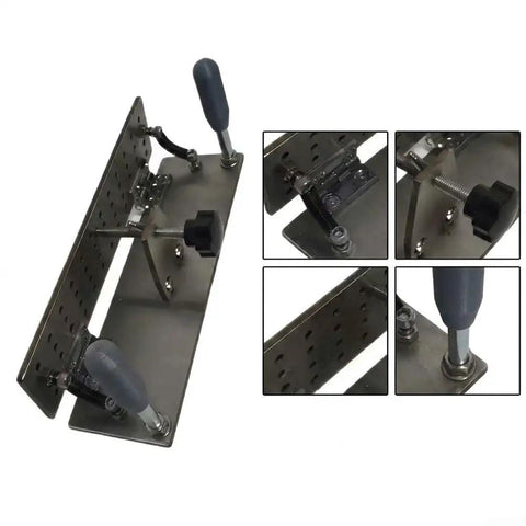 Sumsoctober Belt Grinder Jig Is The Ultimate Portable Manual Sharpener featuring durable stainless steel construction and V clamp design.