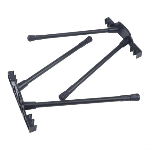 Retractable Folding Table Legs For Camping And Outdoor Dining Heavy Duty Metal Black Support With Stable Nylon Connector