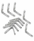 Heavy Duty 90 Degree Zinc Alloy Spring Hinges Pack Of 10 For Wooden Boxes And Jewelry Cases Tough Easy Install Stable And Non Deforming